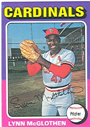 1975 Topps Baseball Cards      272     Lynn McGlothen